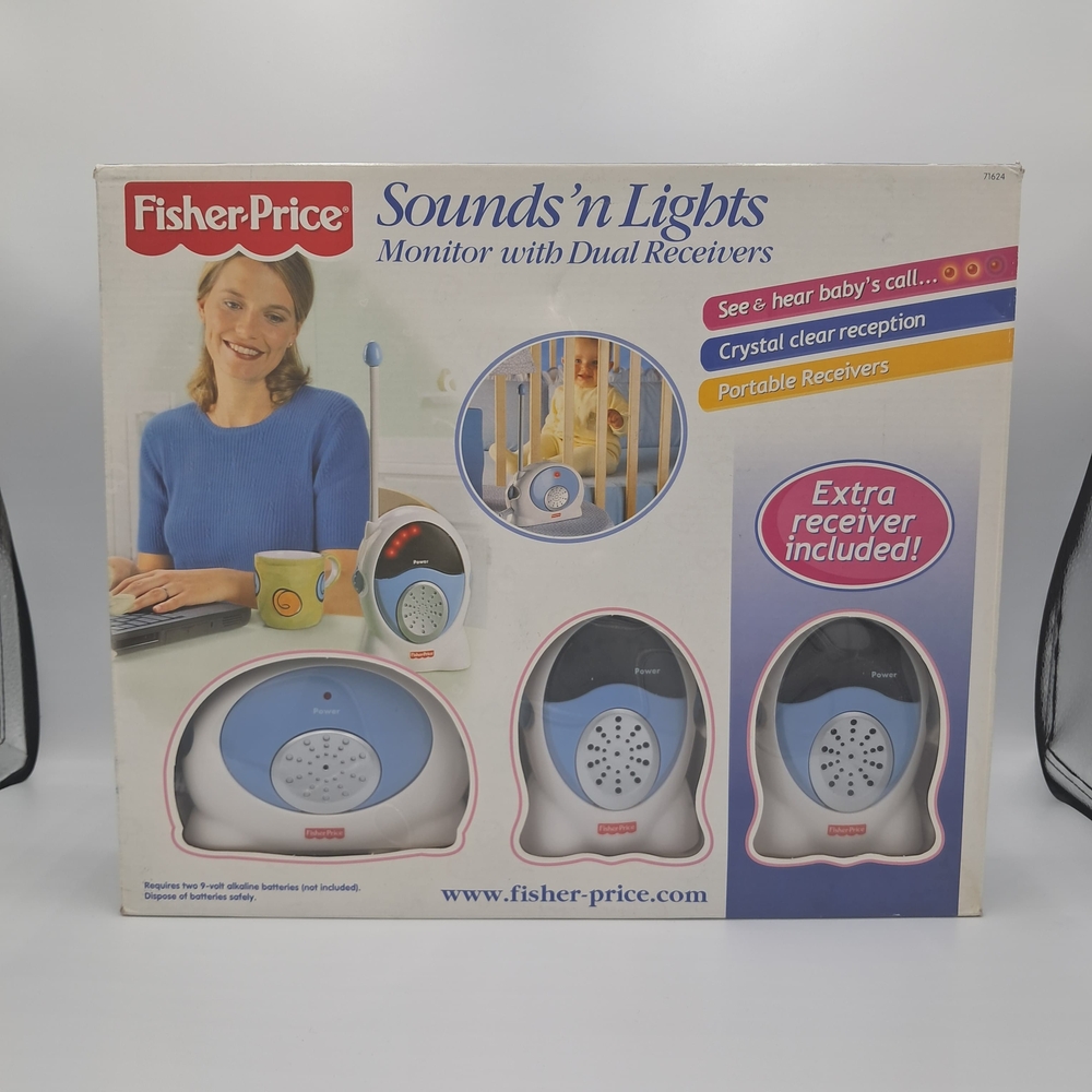 Fisher-Price Sounds 'n Lights Monitor - Blue and White